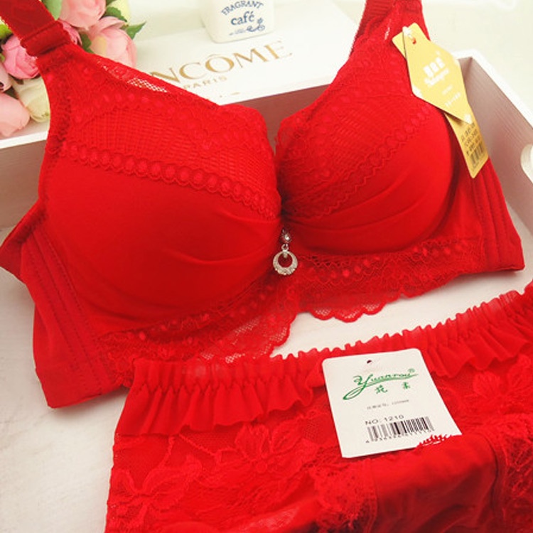 Bộ Đồ Lót Ren Mỏng Nâng Ngực Có Thể Điều Chỉnh Phong Cách Quyến Rũ