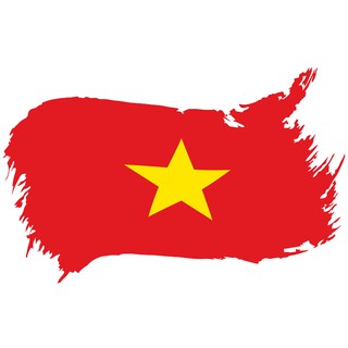 STICKER quốc kỳ Việt Nam - MTDTGPMNVN: \