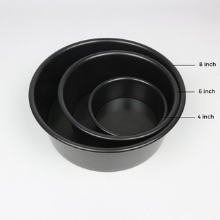 Khuôn Nướng Bánh Tròn *Chống Dính Đế Rời* Dùng để Nướng Bánh Bông Lan, Gato, Chiffon