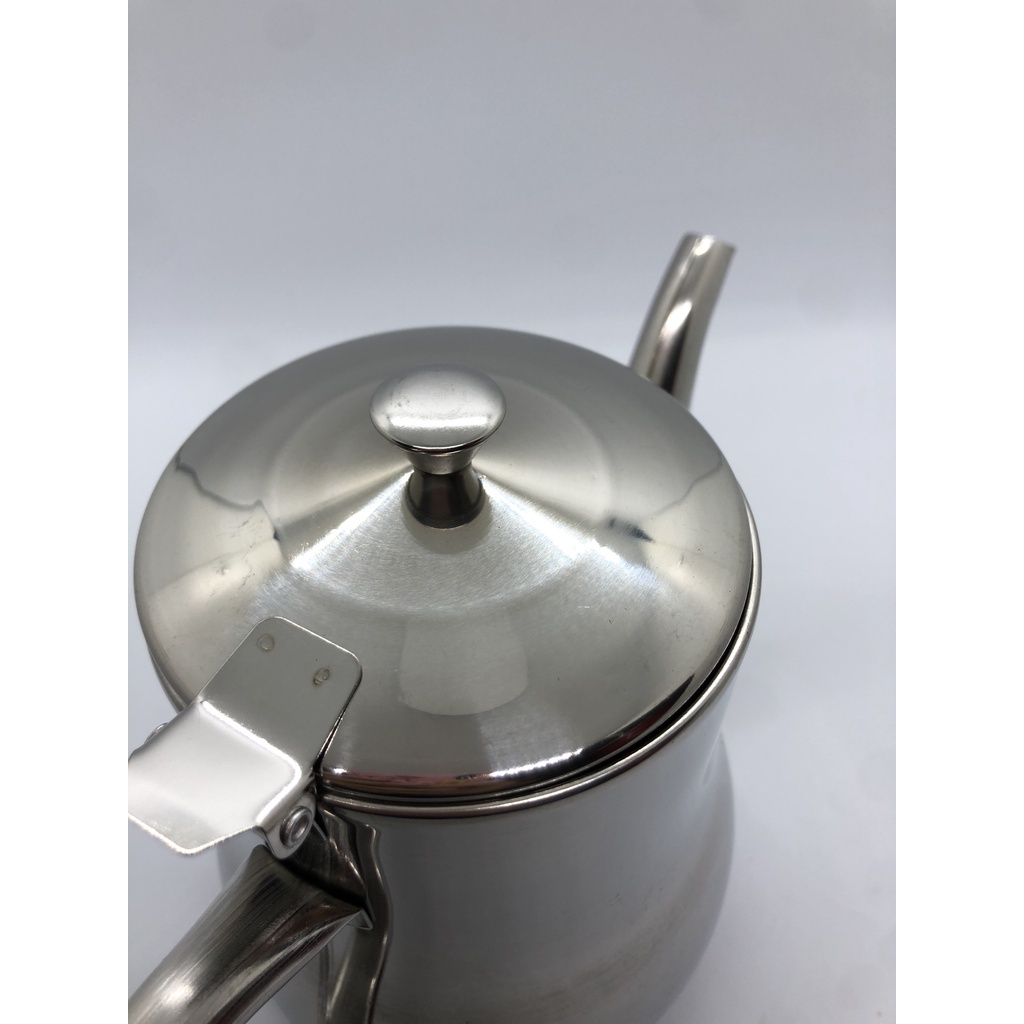 Ấm Bình pha trà inox - Bình trà cà phê inox đủ kích cỡ Chống Rò Rỉ Tiện Dụng