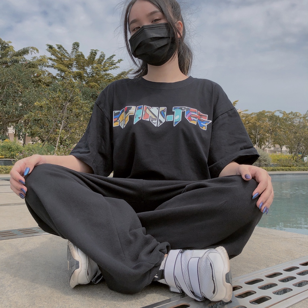 Áo thun INFINITEE Fni0497, Thun 100% Cotton - form rộng Unisex.