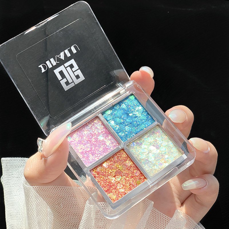 Bảng Phấn Mắt 4 Ô Lấp Lánh Dikalu Twinkle Eyeshadow Palette - TC1976