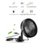 Suction Cup Single for Head 5.5 Inch Car Fan 12V24V Universal Large Wind Three S