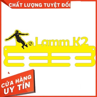 Giá treo huy chương bóng đá gắn tường, kt 40x18cm