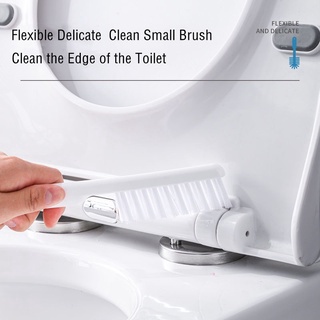 Bàn Chải Vệ Sinh Toilet Cỡ Lớn + Bàn Chải Nhỏ Cán Dài Không Cần Khoan Bằng Silicone Bàn Chải Vệ Sinh Toilet Cán Dài Bộ C