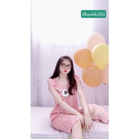 Đồ bộ nữ,đồ ngủ mặc nhà lửng vải lụa mango size đại hoạ tiết dễ thương.