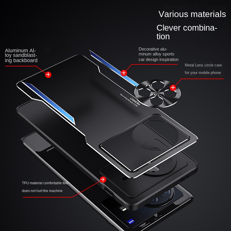 Ốp Lưng Chống Sốc Bằng Hợp Kim Nhôm Cho Vivo X Note