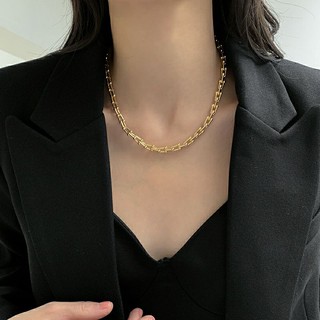 Dây chuyền chocker mắt xích Rose BlackPink (vàng) (có ảnh thật)