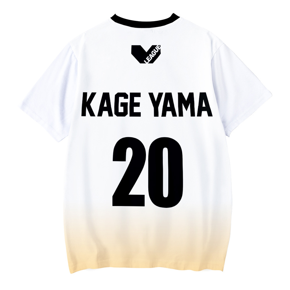 GC1 Haikyuu!! Áo thun Schweiden Adlers Jersey MSBY Trang phục hóa trang Karasuno Shoyo Kageyama Đồ thể thao tay ngắn GC1