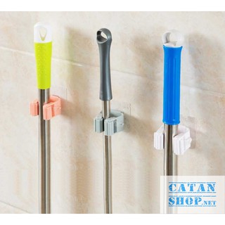 Móc treo chổi dán tường , treo cây lau nhà siêu dính thông minh, tiết kiệm diện tích GD328-Treochoi