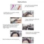 Mya 20 Chiếc Salon Chia Vịt Hóa Đơn Kẹp Nhiều Màu Kim Loại Làm Tóc Phần Chống Trơn Trượt Cá Sấu Tóc Chân Có Hộp