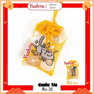 Túi Phước Yushou Mèo Chiêu Tài - Mẫu 26, Có sẵn, Quà tặng ý nghĩa.