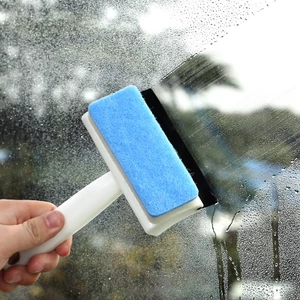 Cây Lau Kính cầm tay Dụng cụ vệ sinh nhà cửa Đồ chùi kiếng mini Cây Gạt Nước cửa kính Dụng cụ vệ sinh bể cá đa năng