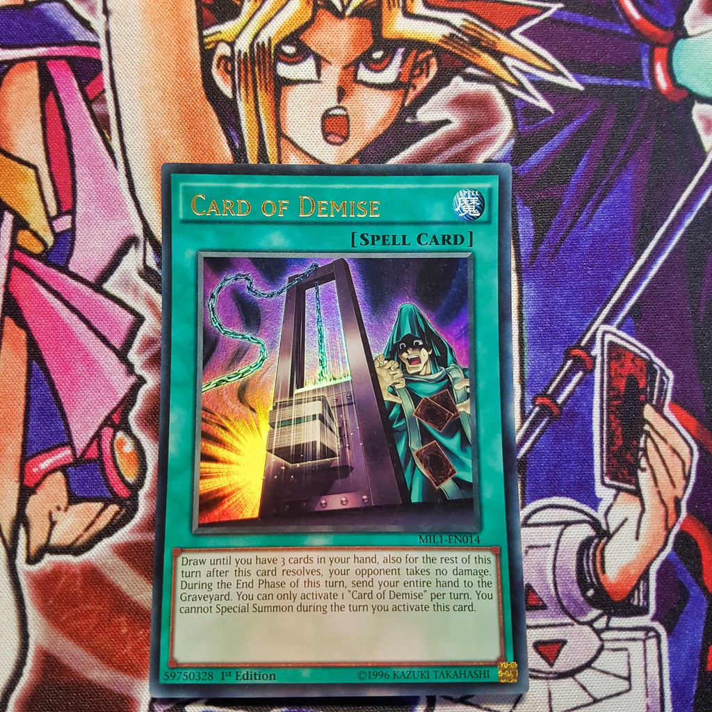 Yu-Gi-Oh! Card Of Demise - MP01-JP017 - Japanese Version - Mil-Ultra Rare -  Lightly Played Condition