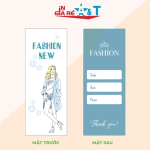 NEW (GIÁ TẬN XƯỞNG IN) Nhãn mác giấy quần áo thời trang cao cấp - 100 cái - Có sẵn