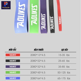 Dây Kháng Lực, Dây Đa Năng Hỗ Trợ Tập Luyện Tập Gym Thể Hình Cao Su Power Band Aolikes- AL3602