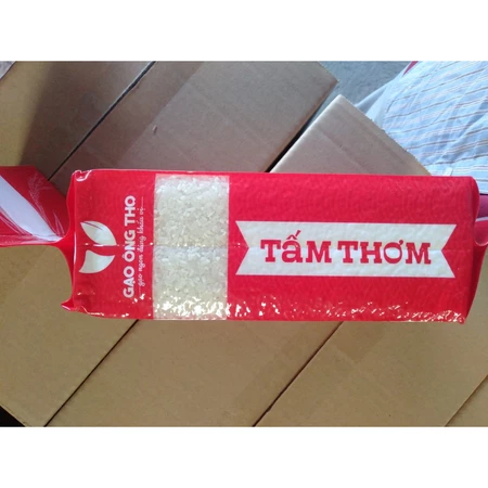 Tấm Thơm Gạo ST25 1Kg, nấu cháo dinh dưỡng cho bé, cơm tấm gia đình - Gạo Ông Thọ - Dẻo mềm, thơm nhẹ
