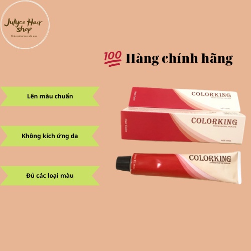Thuốc nhuộm tóc trực tiếp không tẩy. Thuốc nhuộm tóc Colorking. mẫu mới nhất