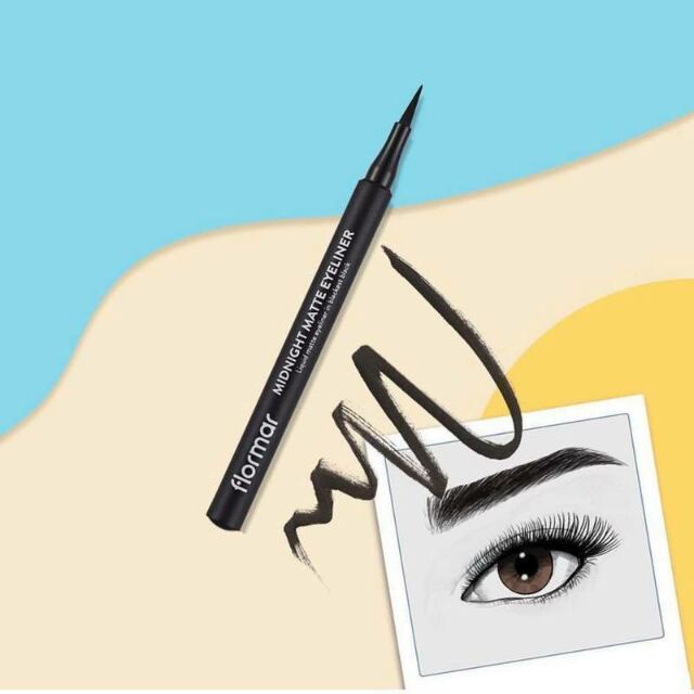 Bút Kẻ Mắt Dạ Lì Flormar Midnight Matte Eyeliner 1ml