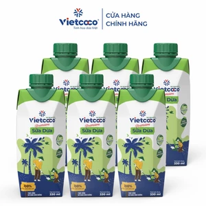 Sữa dừa Organic UHT Vietcoco - hộp giấy 330ml