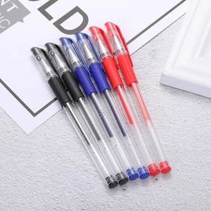 🖊️ COMBO 10 BÚT BI BÚT GEL 0.5MM CAO CẤP – MỰC ĐỀU ✨10 ngòi bút nước xanh, đen, đỏ – Thỏ Hồng VPP 🐰