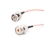 BTM UHF SO239 Nữ Sang BNC Nam RG316 Cáp Đuôi Heo 15cm Đài Phát Thanh Ăng Ten Đồng Trục Cabel