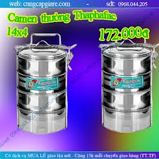 CAMEN INOX THAFAFAC 4 NGĂN - CHẤT LIỆU INOX ( 14 x 4 ) | Shopee Việt Nam