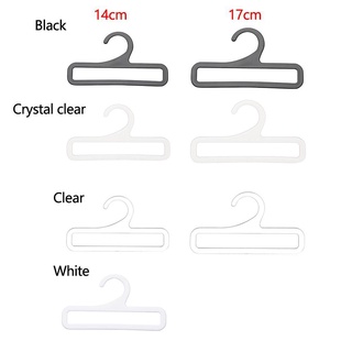 [COD] Móc treo khăn choàng LEAFYHOME 10 chiếc bền hình chữ nhật bằng nhựa 14cm / 17cm