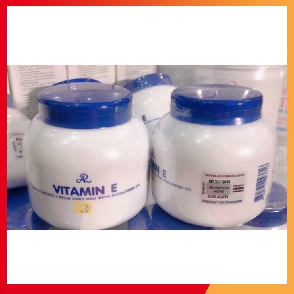 (Chính Hãng) Kem Dưỡng Da Vitamin E Thái 200ml - 1 Hộp