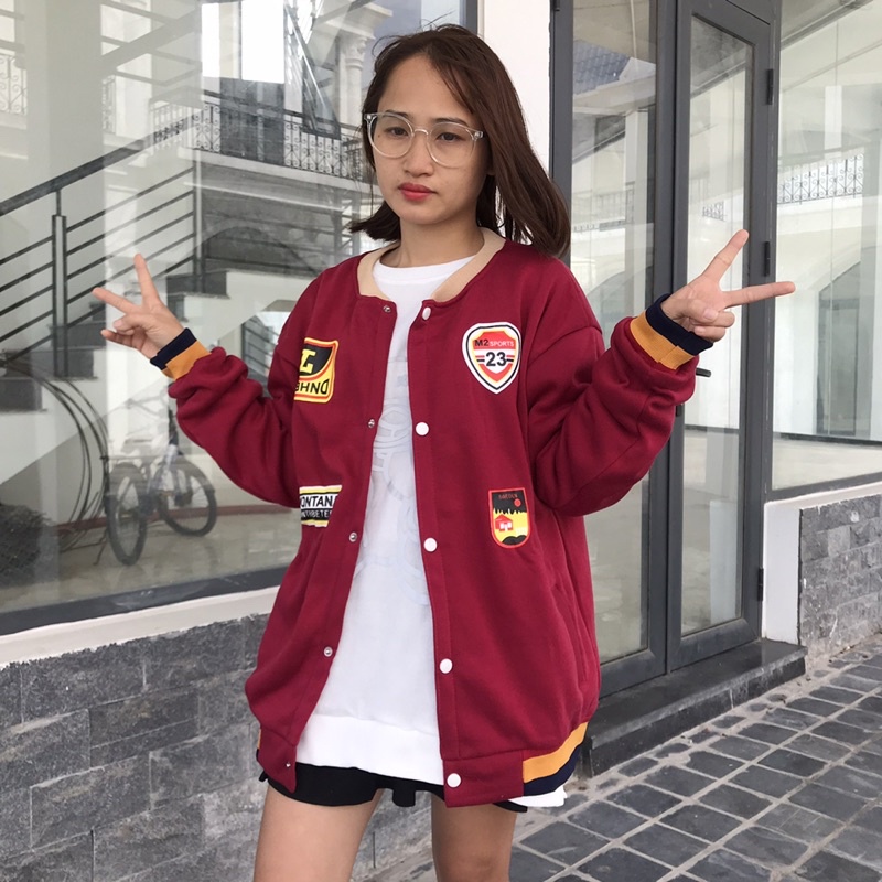 Áo khoác cardigan nam nữ unisex oversize đến 65kg mặc vừa hình in phong cách Hàn Quốc AT 8800