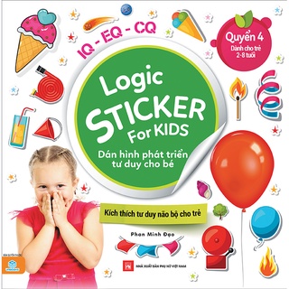 Sách - Logic Sticker For Kids - Dán hình phát triển tư duy cho bé 2-8 tuổi - ndbooks