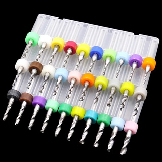 Set 10 Mũi Khoan Xoắn CNC PCB 0.1-3.0mm