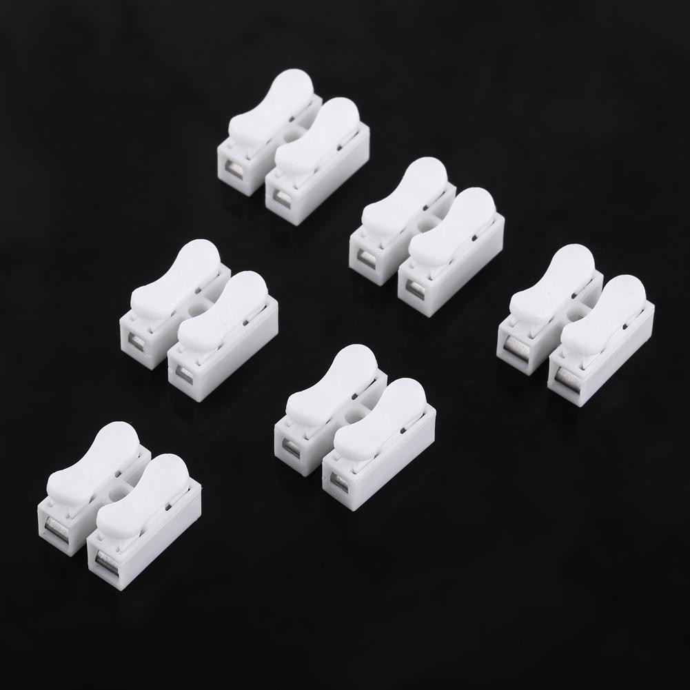 Bộ 100 đầu nối cáp dây 10A 220V 2 Pin 167