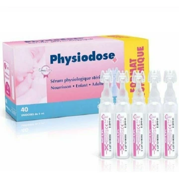 [PHÁP] Nước muối sinh lý Physiodose Gifrer cho trẻ sơ sinh - vệ sinh, sát khuẩn mũi, mắt