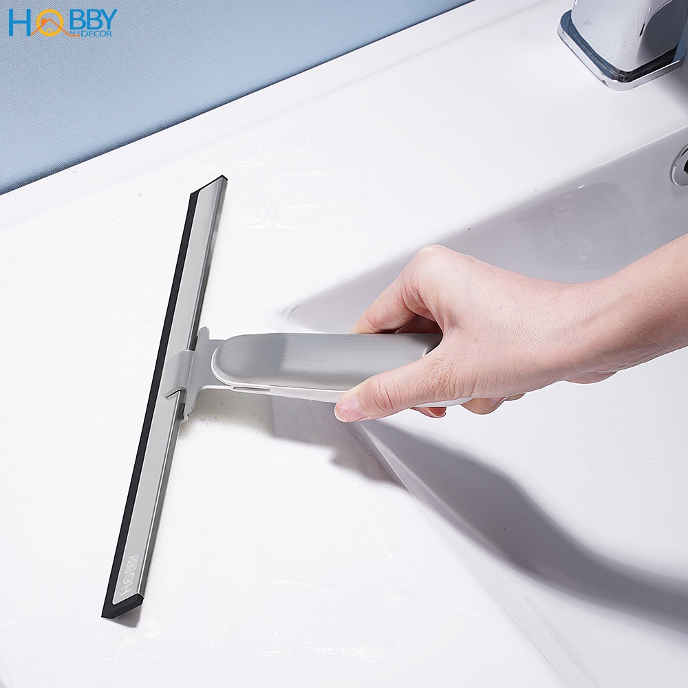 Cây gạt rửa kính gương lưỡi cao su cán inox 304 Hobby Home Decor RK1