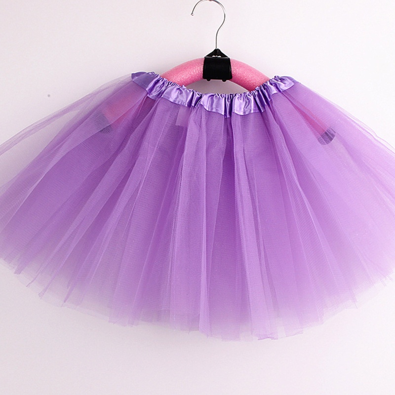 Innlike1 Trẻ Em Kid Girls Váy Ba Lê Lưới Co Giãn Váy Tutu Váy Nhảy Múa
