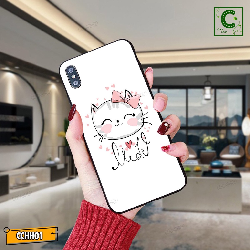 Ốp iphone in hình cực đẹp chống sốc - Chú mèo con đáng yêu - 6/6plus/6s/6splus/7/7plus/8/8plus/x/xr/xs/11/12/pro