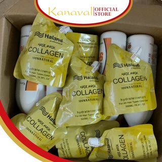 Kem ủ tóc, dầu hấp tóc Haland Professional phục hồi tóc hư tổn, siêu mượt, hàng chính hãng - Kanaval Official Store