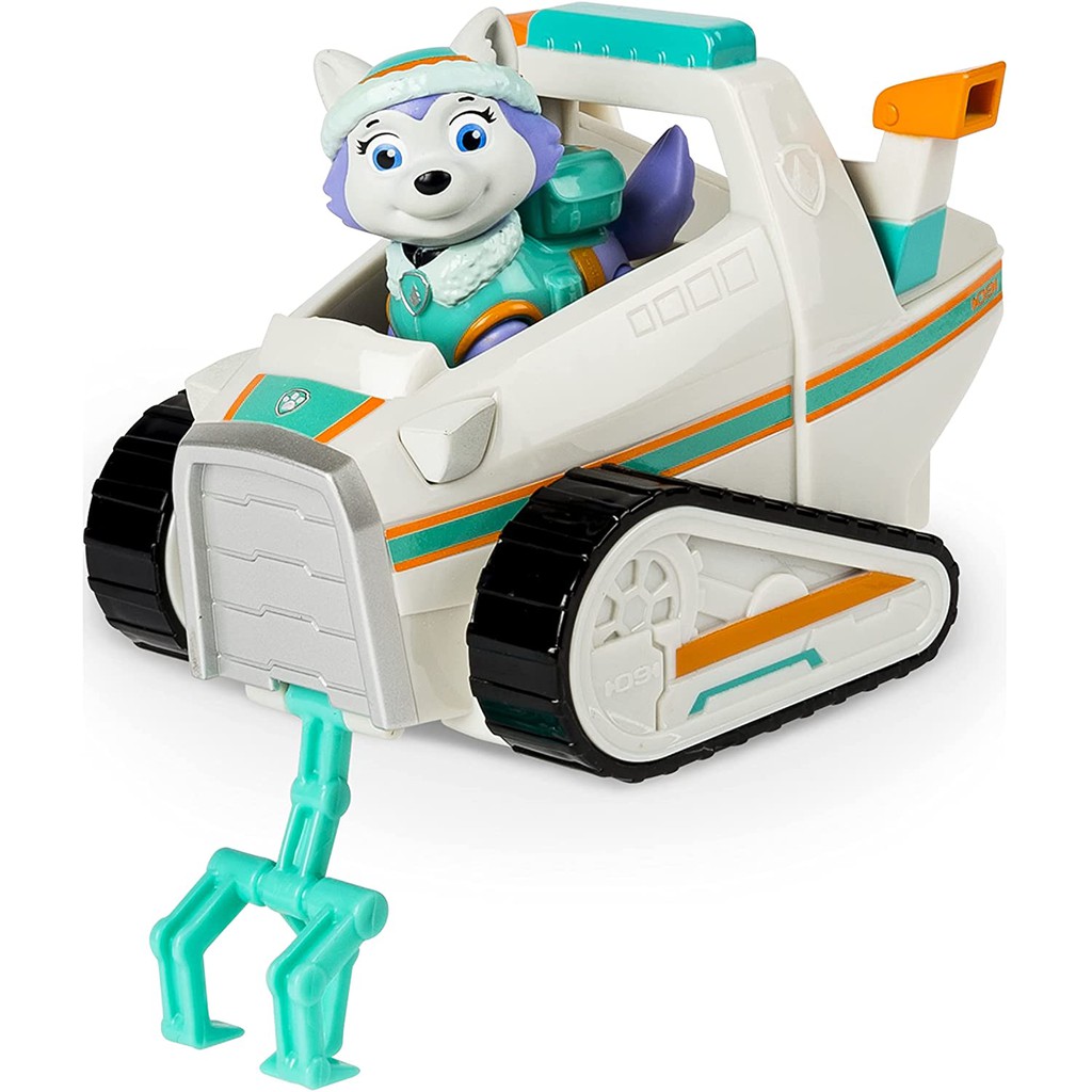 Paw Patrol Everest's Rescue Snowmobile, Vehicle and Figure Mô Hình Xe Tuần Tra Everest Trong Phim Paw Patrol