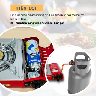Bếp Gas 2 Chiều NaMilux NH-P2915PS│Sử Dụng Được Bình Gas Mini Và Bình Gas Lớn│Van Ngắt Gas An Toàn 2 Cấp│Hàng Chính Hãng