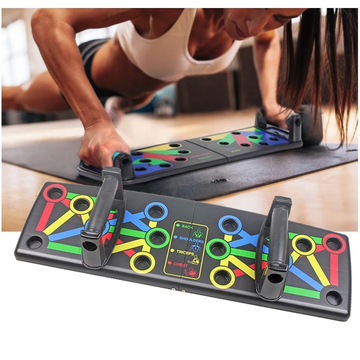 Ảnh Bảng Tập Luyện Hít Đất,Chống Đẩy Đa Năng 18 Lỗ Đại Nam Sport Cao Cấp 2