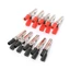 Set 10 kẹp cá sấu thử điện tay cầm bằng nhựa cách điện