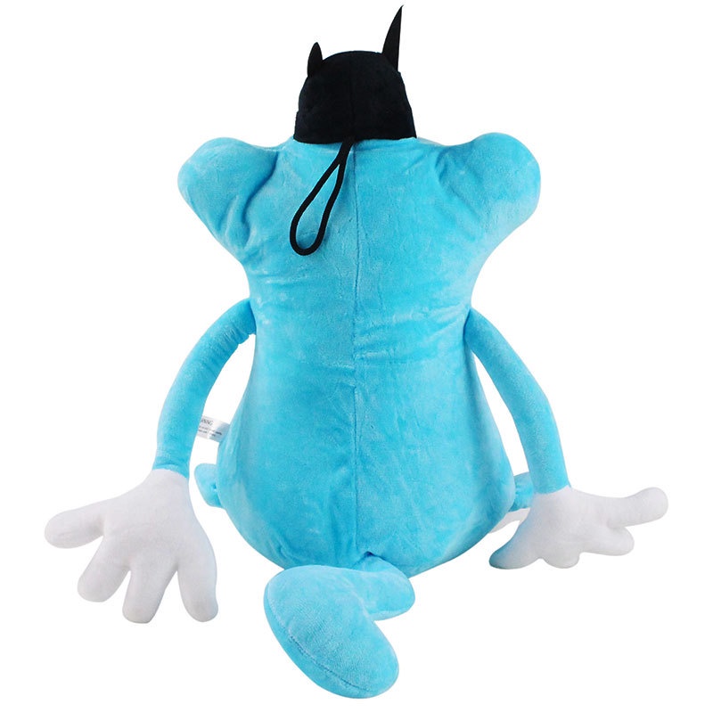 PS1 37CM Oggy et les cafards Hoạt Hình Đồ Chơi Nhồi Bông Mặt Dây Chuyền anime Đồ Chơi Mềm Dễ Thương Oggy Sang Trọng Búp Bê Trang Trí Nhà Cửa Sinh Nhật