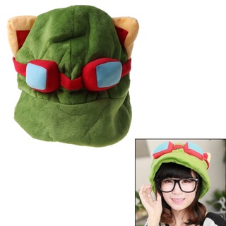 Unisex Cosplay Green for  LOL Teemo Game Video Merchandise Hat