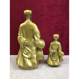 Tượng Khổng Minh Gia Cát Lượng cao 26cm bằng đồng vật phẩm phong thuỷ trưng bày trang trí bàn làm việc