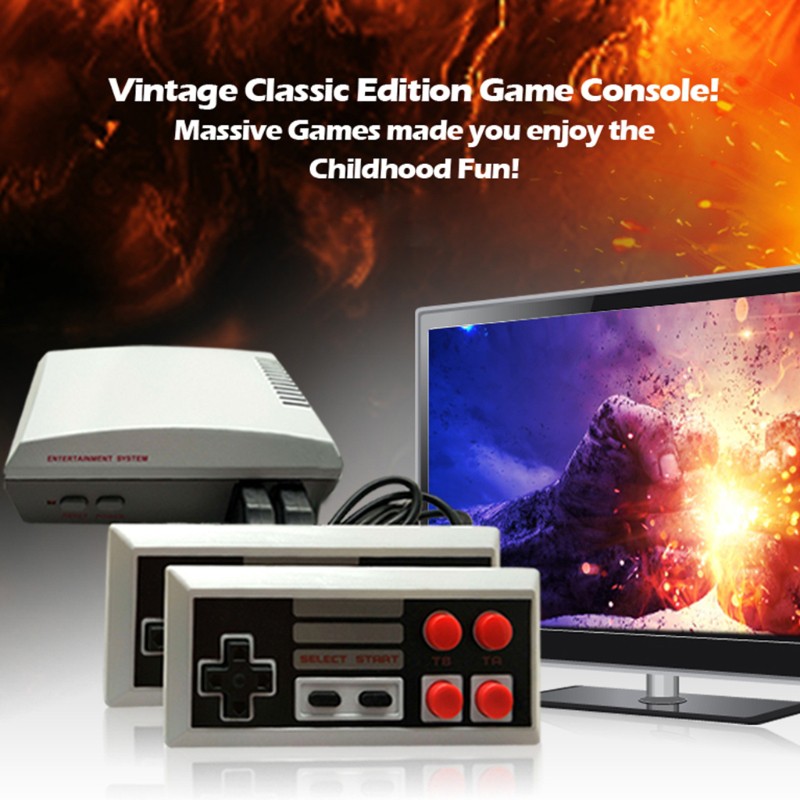 Tay cầm chơi Game điều khiển 4 nút cho Coolbaby TV Trò chơi Video cầm tay Bảng điều khiển 9 chân