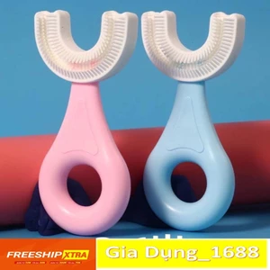 Bàn Chải Đánh Răng Silicon Chữ U💚CAM KẾT CHUẨN💚Bàn Chải Đánh Răng Thông Minh Cho Bé Từ 2 - 6 Tuổi