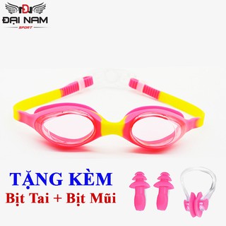 Kính Bơi Trẻ Em Chống Tia UV,Chống Lóa Và Nước DNS113 Đại Nam Sport + Tặng Kèm Bịt Tai Và Kẹp Mũi