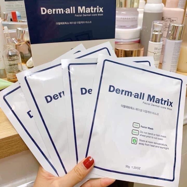 Mặt nạ Derm-all Matrix ( hộp 4 miếng) | Shopee Việt Nam