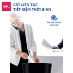 Máy Hủy Tài Liệu DELI Máy Cắt Giấy Huỷ Card CD Máy Bảo Mật Thông Tin Dữ Liệu Cho Doanh Nghiệp, Văn Phòng — ảnh 4